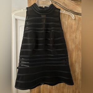 Beautiful black sheer shell in Size 8